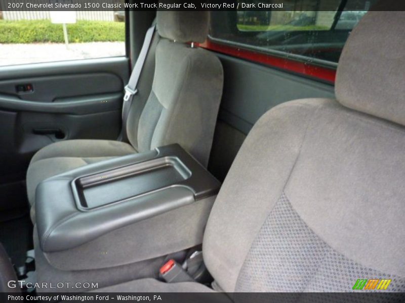 Victory Red / Dark Charcoal 2007 Chevrolet Silverado 1500 Classic Work Truck Regular Cab