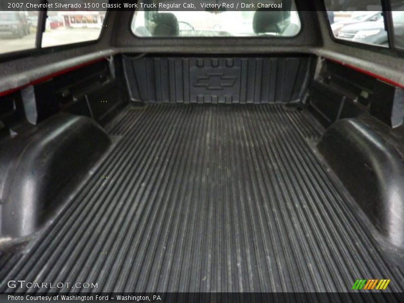 Victory Red / Dark Charcoal 2007 Chevrolet Silverado 1500 Classic Work Truck Regular Cab