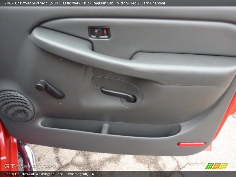 Victory Red / Dark Charcoal 2007 Chevrolet Silverado 1500 Classic Work Truck Regular Cab