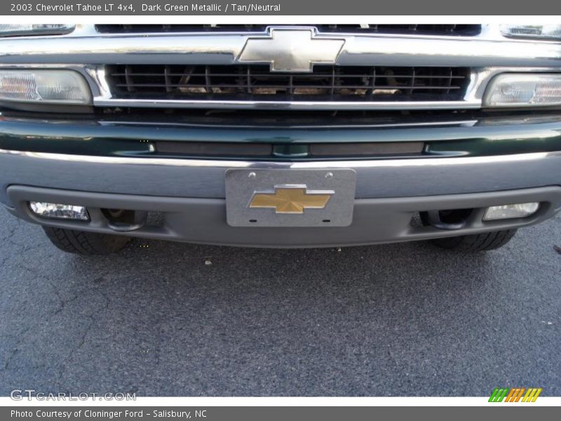 Dark Green Metallic / Tan/Neutral 2003 Chevrolet Tahoe LT 4x4
