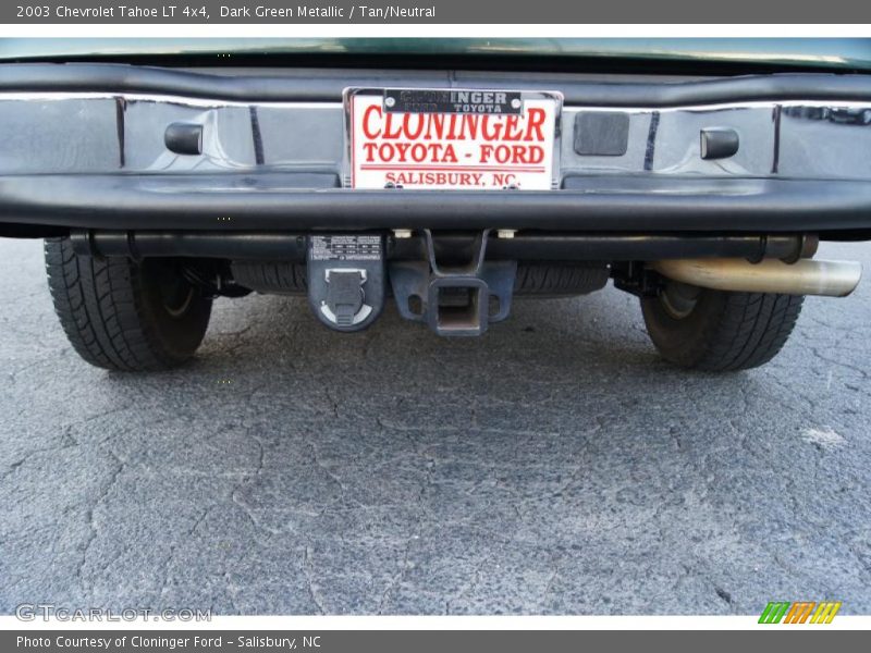 Dark Green Metallic / Tan/Neutral 2003 Chevrolet Tahoe LT 4x4