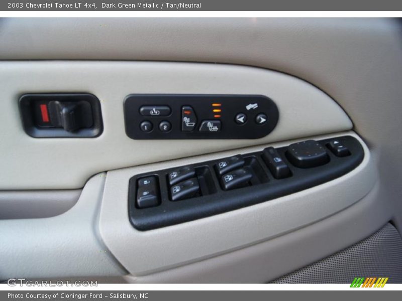 Dark Green Metallic / Tan/Neutral 2003 Chevrolet Tahoe LT 4x4