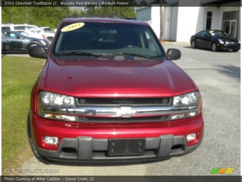 Majestic Red Metallic / Medium Pewter 2003 Chevrolet TrailBlazer LT