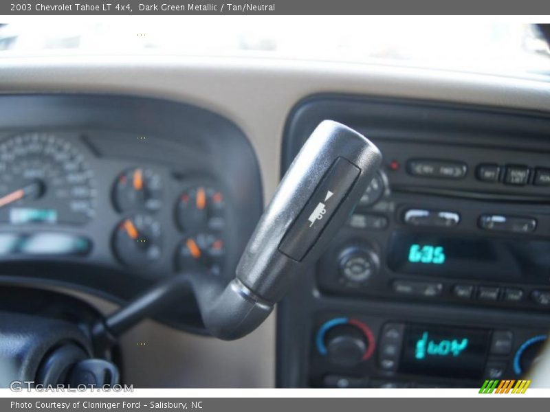 Dark Green Metallic / Tan/Neutral 2003 Chevrolet Tahoe LT 4x4