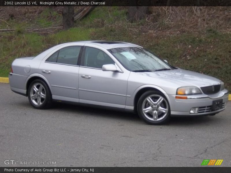 Midnight Grey Metallic / Deep Charcoal 2002 Lincoln LS V6