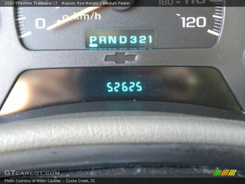 Majestic Red Metallic / Medium Pewter 2003 Chevrolet TrailBlazer LT