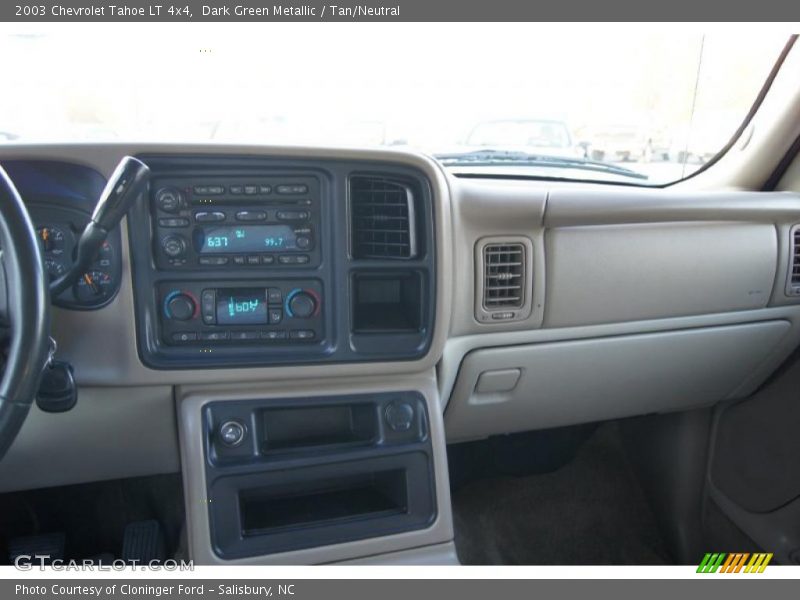 Dark Green Metallic / Tan/Neutral 2003 Chevrolet Tahoe LT 4x4