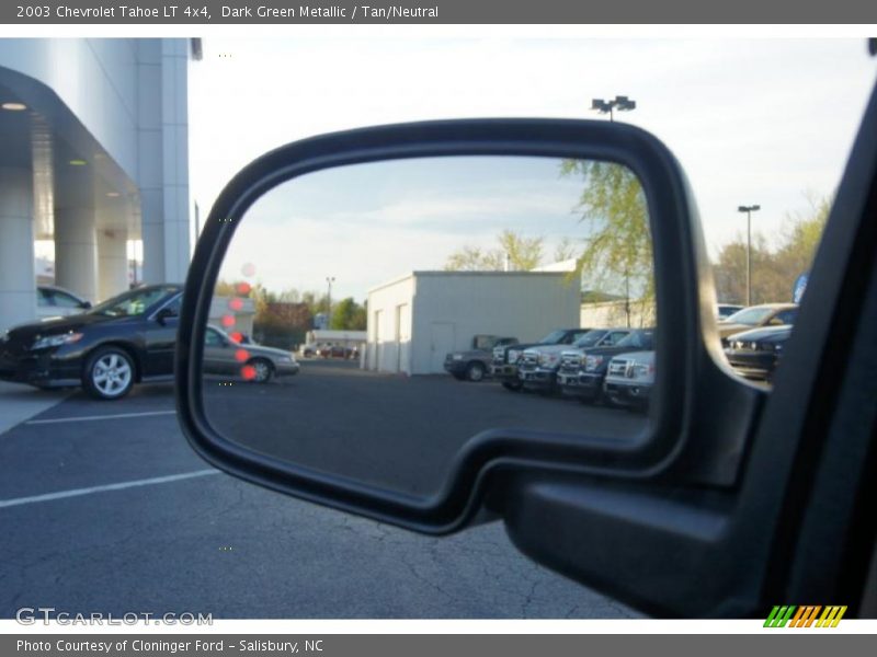 Dark Green Metallic / Tan/Neutral 2003 Chevrolet Tahoe LT 4x4