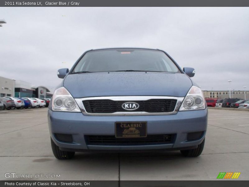 Glacier Blue / Gray 2011 Kia Sedona LX