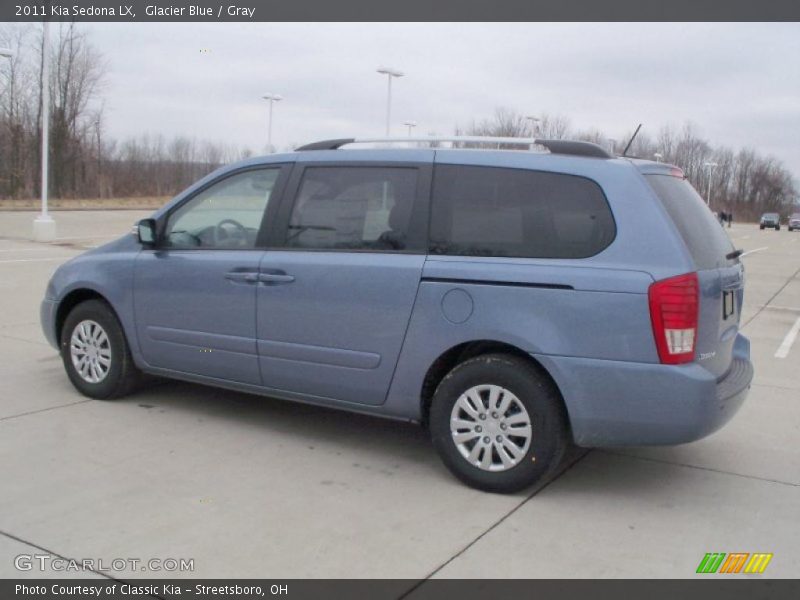 Glacier Blue / Gray 2011 Kia Sedona LX