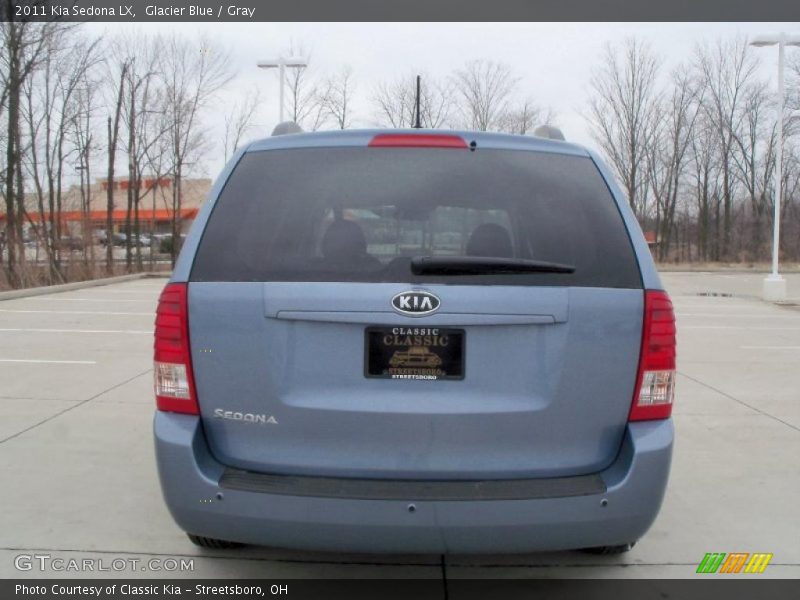 Glacier Blue / Gray 2011 Kia Sedona LX