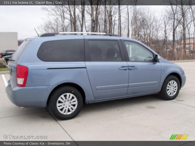 Glacier Blue / Gray 2011 Kia Sedona LX