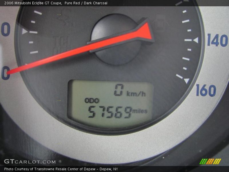 Pure Red / Dark Charcoal 2006 Mitsubishi Eclipse GT Coupe