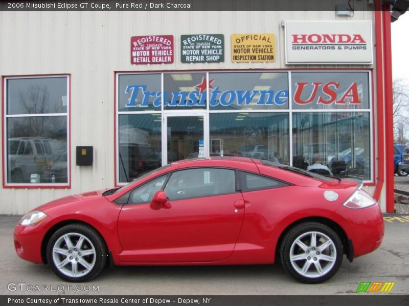 Pure Red / Dark Charcoal 2006 Mitsubishi Eclipse GT Coupe