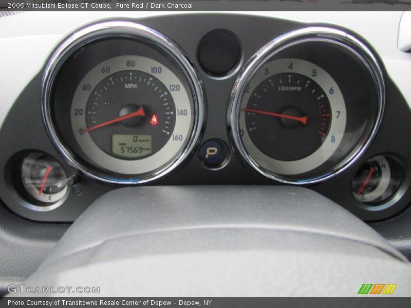 Pure Red / Dark Charcoal 2006 Mitsubishi Eclipse GT Coupe