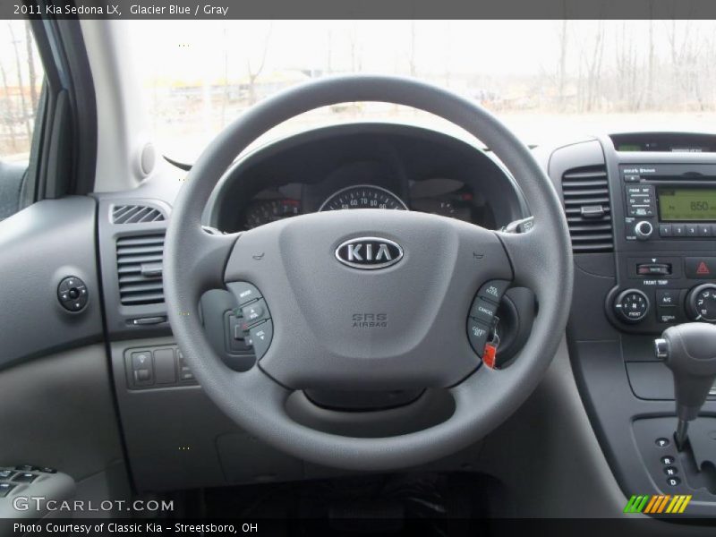 Glacier Blue / Gray 2011 Kia Sedona LX