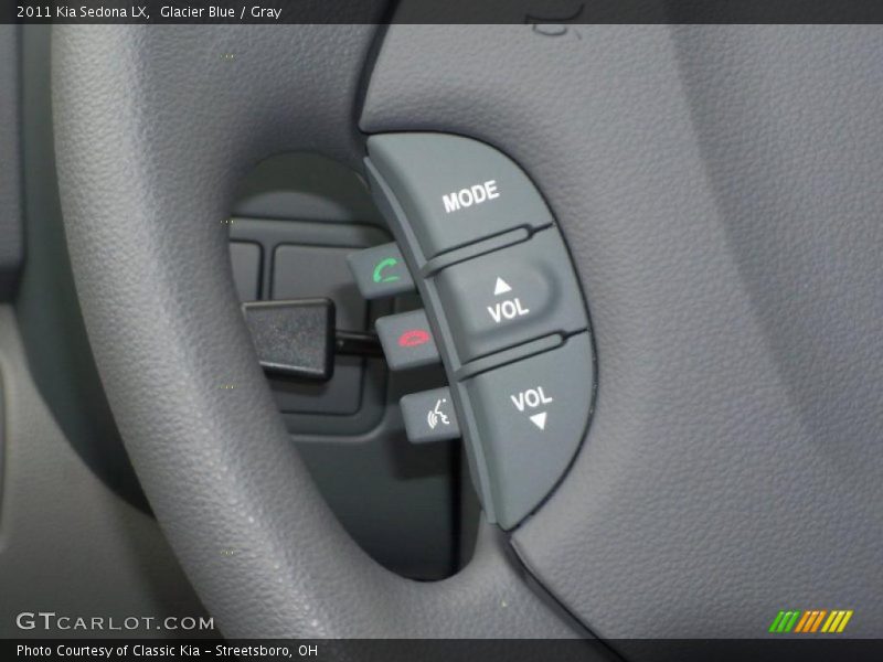 Glacier Blue / Gray 2011 Kia Sedona LX