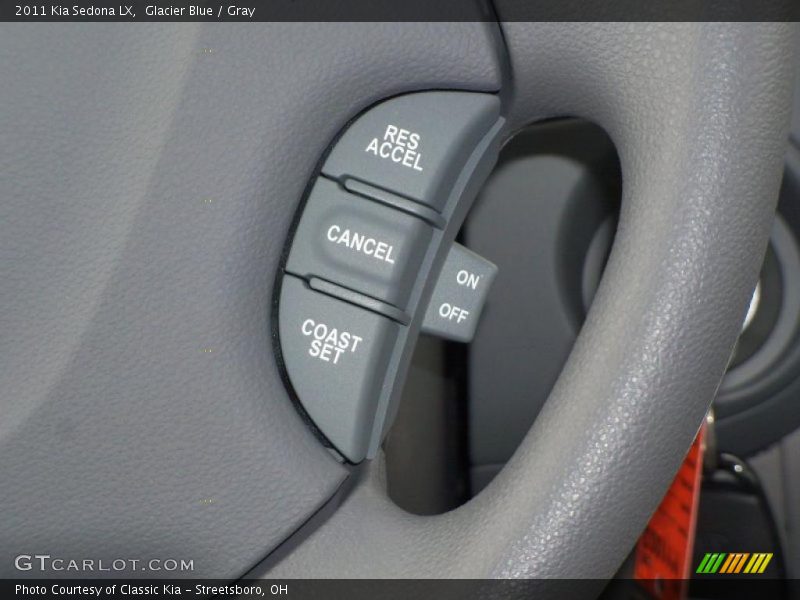 Glacier Blue / Gray 2011 Kia Sedona LX