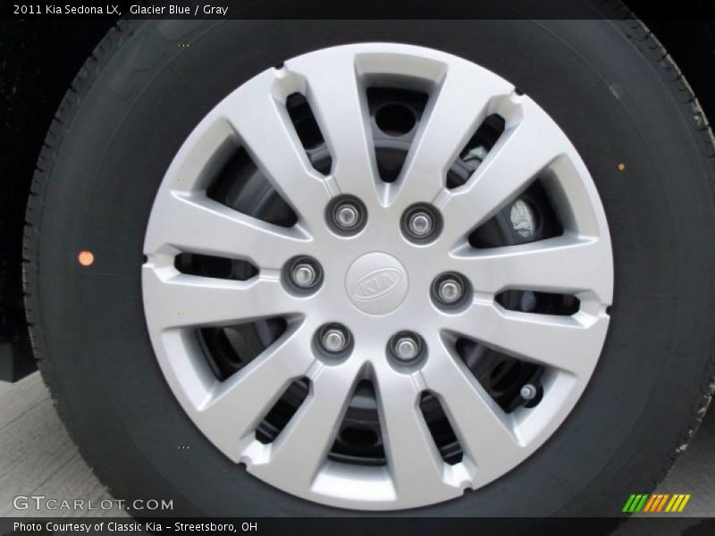 Glacier Blue / Gray 2011 Kia Sedona LX