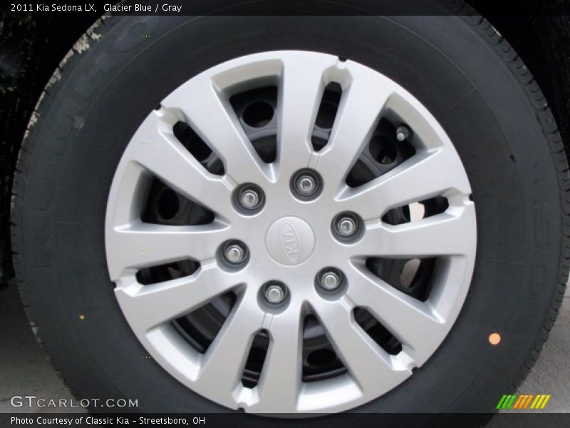 Glacier Blue / Gray 2011 Kia Sedona LX