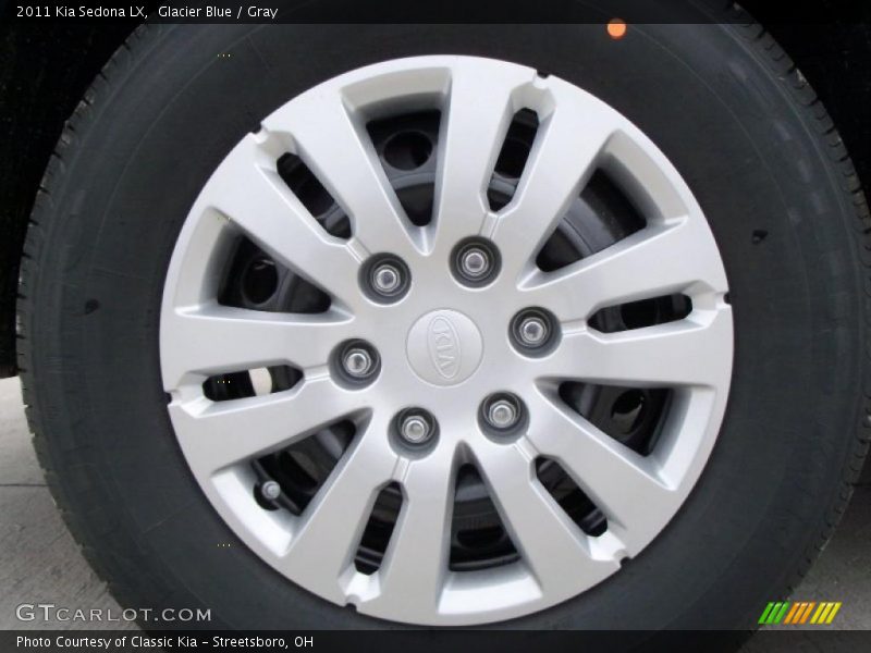 Glacier Blue / Gray 2011 Kia Sedona LX