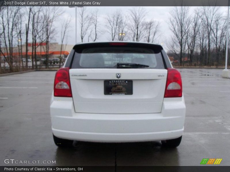 Stone White / Pastel Slate Gray 2007 Dodge Caliber SXT