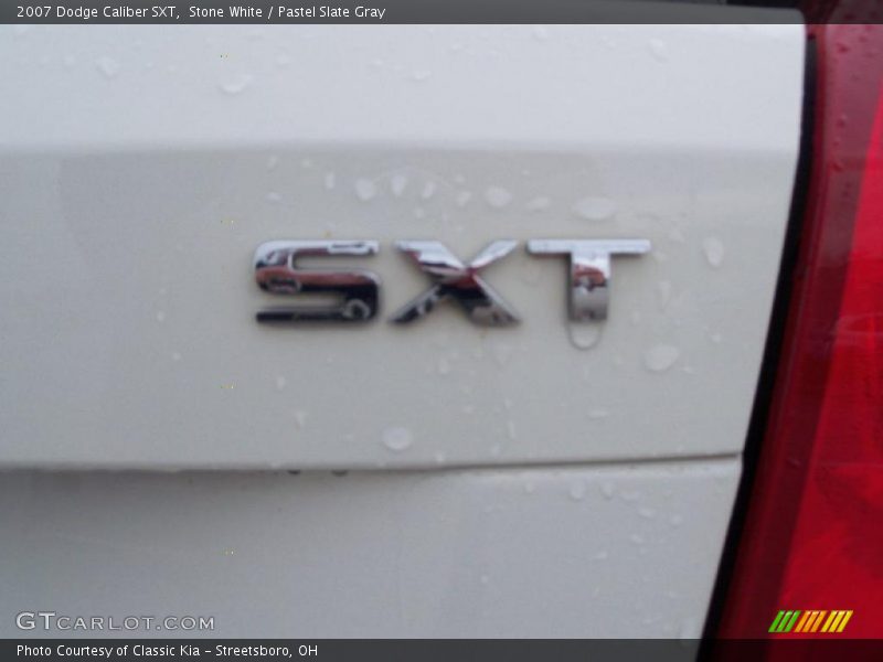 Stone White / Pastel Slate Gray 2007 Dodge Caliber SXT