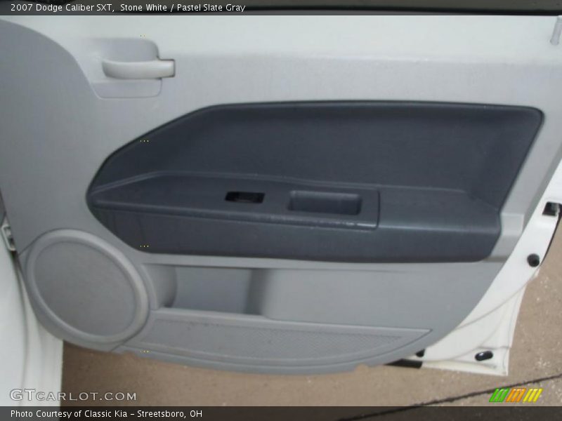 Stone White / Pastel Slate Gray 2007 Dodge Caliber SXT