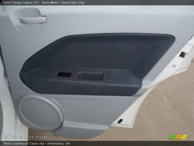 Stone White / Pastel Slate Gray 2007 Dodge Caliber SXT