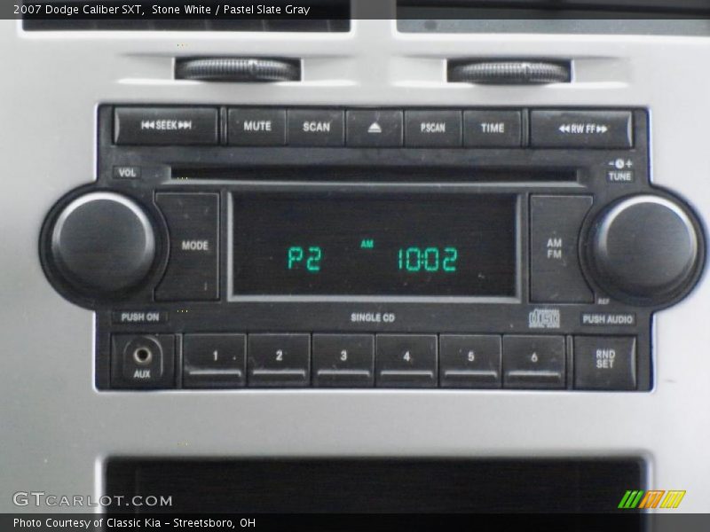 Stone White / Pastel Slate Gray 2007 Dodge Caliber SXT