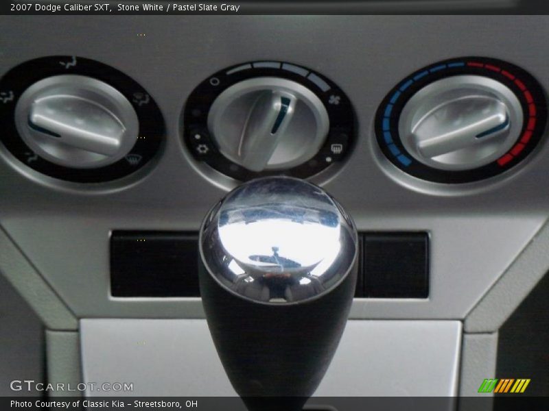 Stone White / Pastel Slate Gray 2007 Dodge Caliber SXT