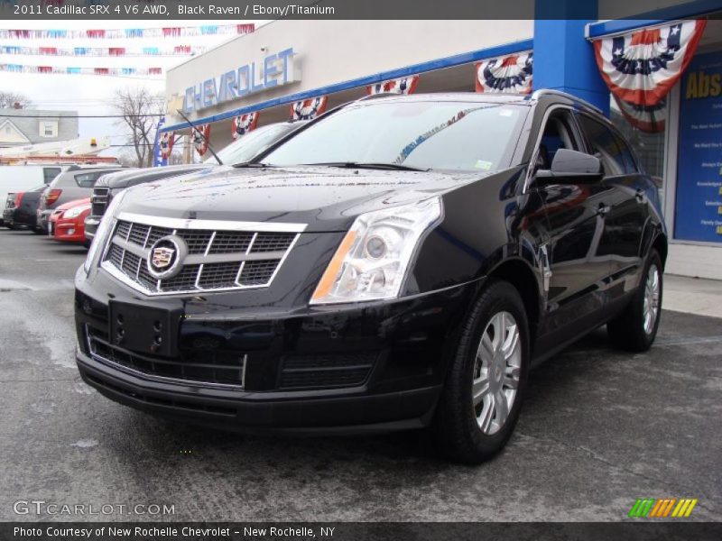 Black Raven / Ebony/Titanium 2011 Cadillac SRX 4 V6 AWD