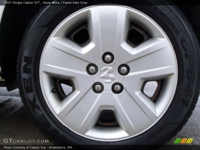 Stone White / Pastel Slate Gray 2007 Dodge Caliber SXT