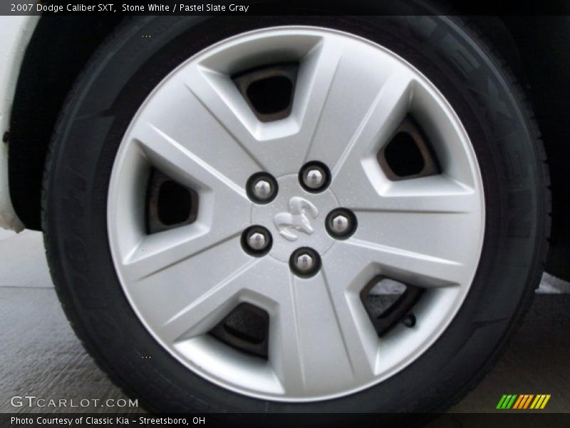 Stone White / Pastel Slate Gray 2007 Dodge Caliber SXT