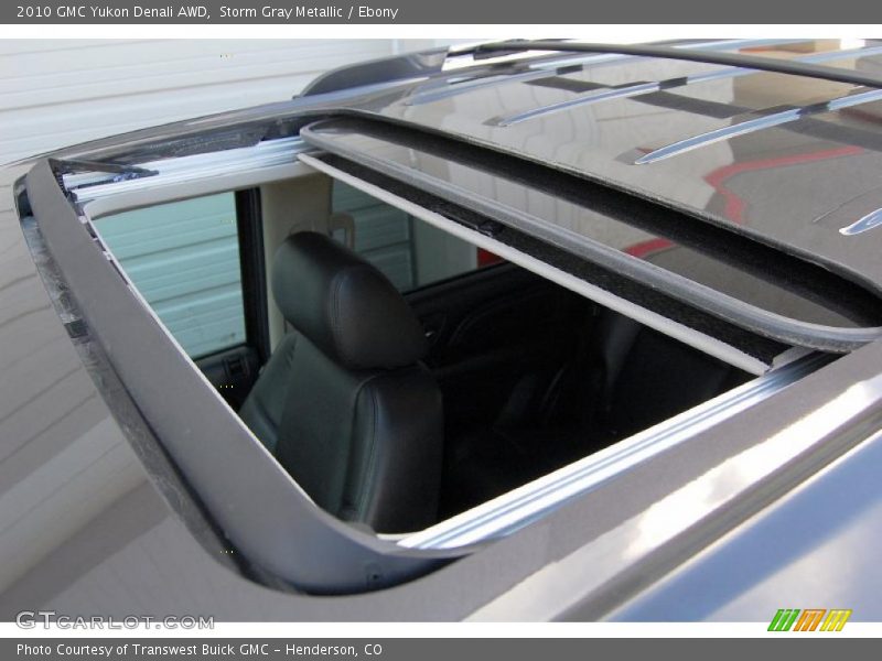 Storm Gray Metallic / Ebony 2010 GMC Yukon Denali AWD