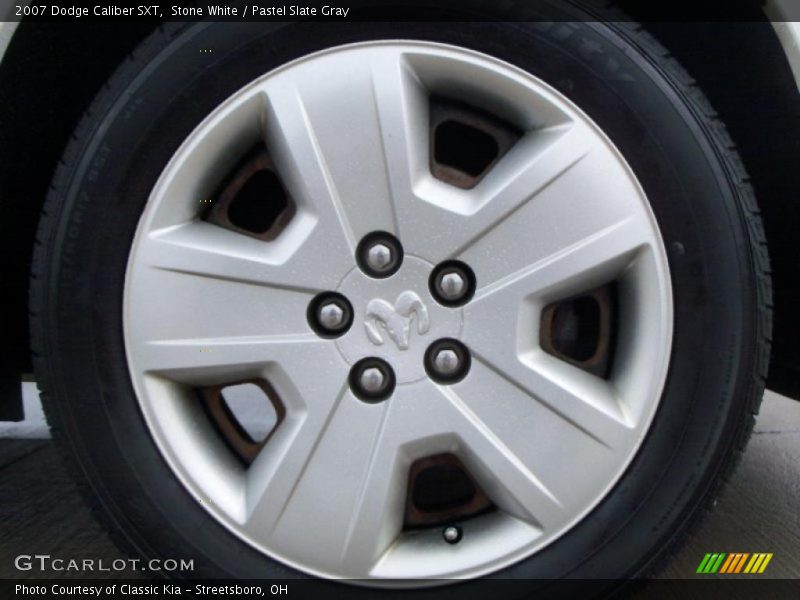 Stone White / Pastel Slate Gray 2007 Dodge Caliber SXT