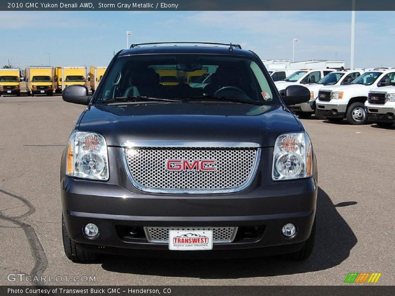 Storm Gray Metallic / Ebony 2010 GMC Yukon Denali AWD