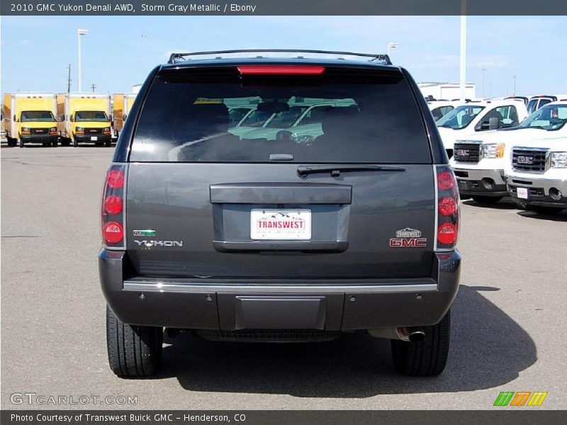 Storm Gray Metallic / Ebony 2010 GMC Yukon Denali AWD