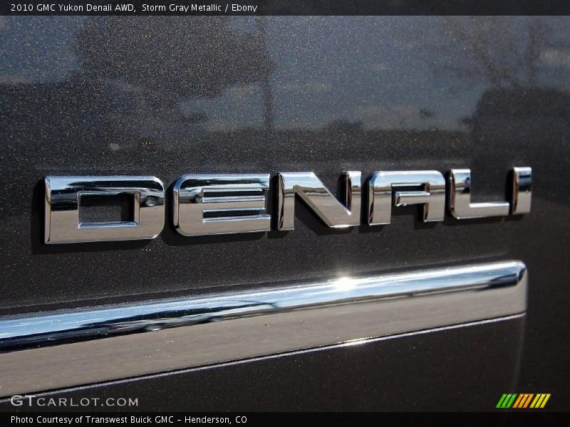 Storm Gray Metallic / Ebony 2010 GMC Yukon Denali AWD