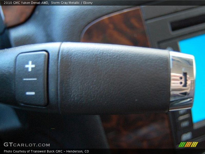 Storm Gray Metallic / Ebony 2010 GMC Yukon Denali AWD