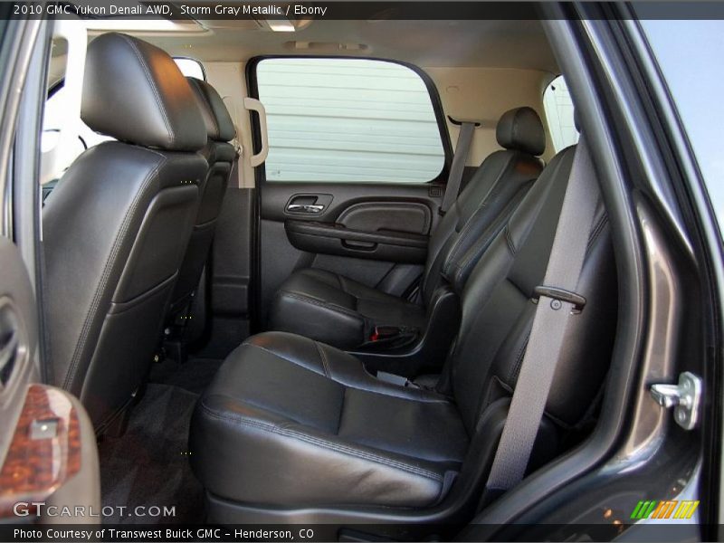 Storm Gray Metallic / Ebony 2010 GMC Yukon Denali AWD