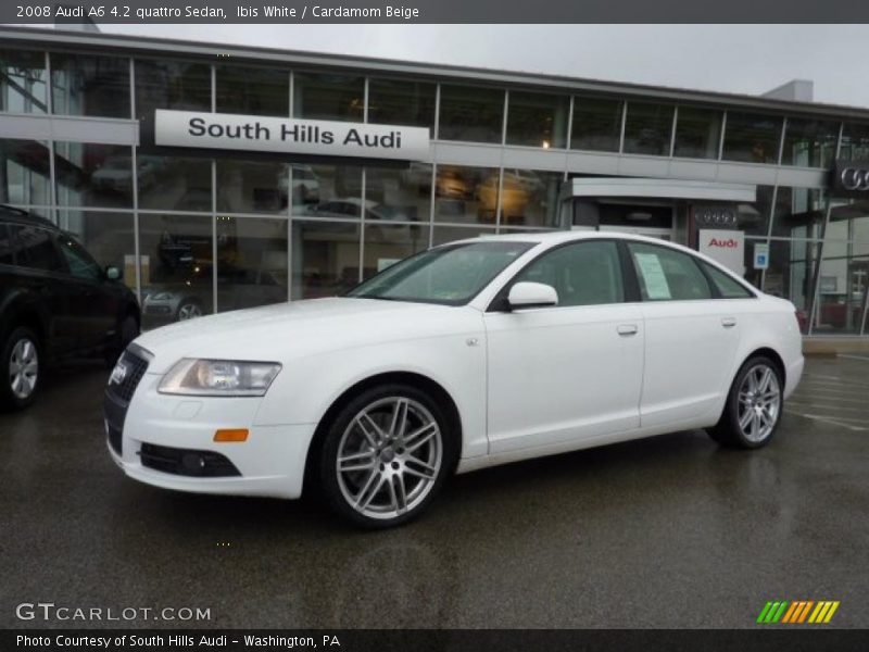 Ibis White / Cardamom Beige 2008 Audi A6 4.2 quattro Sedan