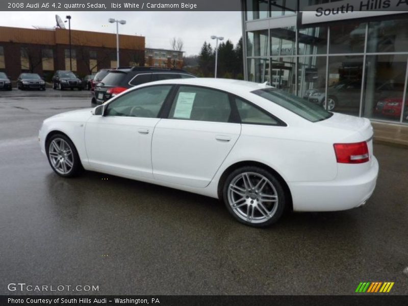 Ibis White / Cardamom Beige 2008 Audi A6 4.2 quattro Sedan