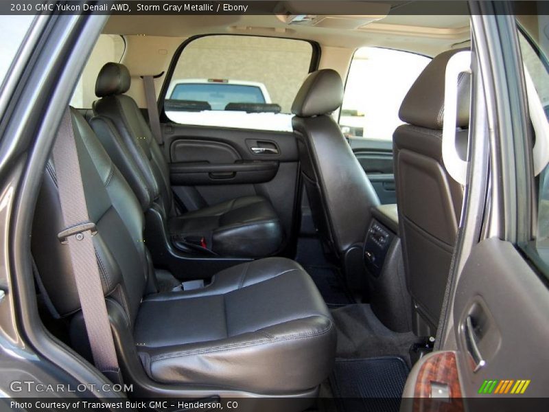 Storm Gray Metallic / Ebony 2010 GMC Yukon Denali AWD