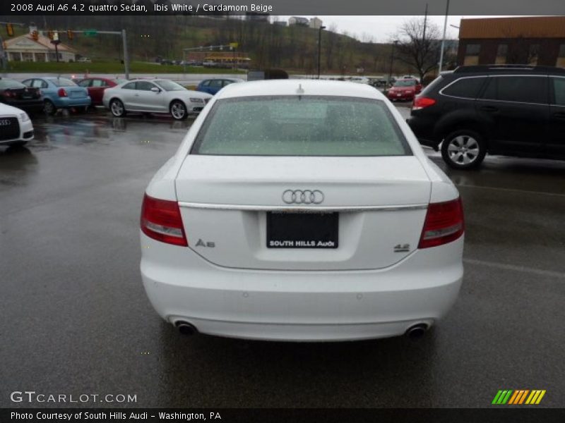 Ibis White / Cardamom Beige 2008 Audi A6 4.2 quattro Sedan