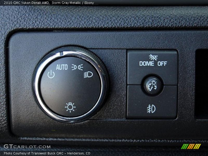 Storm Gray Metallic / Ebony 2010 GMC Yukon Denali AWD