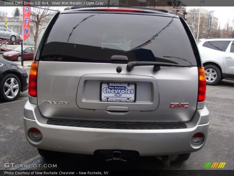 Silver Mist Metallic / Light Gray 2008 GMC Envoy SLE 4x4