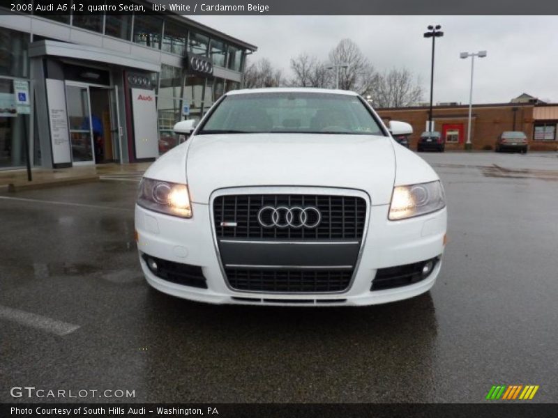 Ibis White / Cardamom Beige 2008 Audi A6 4.2 quattro Sedan