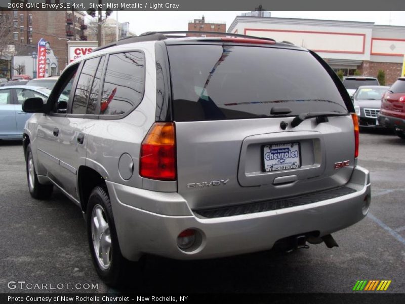 Silver Mist Metallic / Light Gray 2008 GMC Envoy SLE 4x4