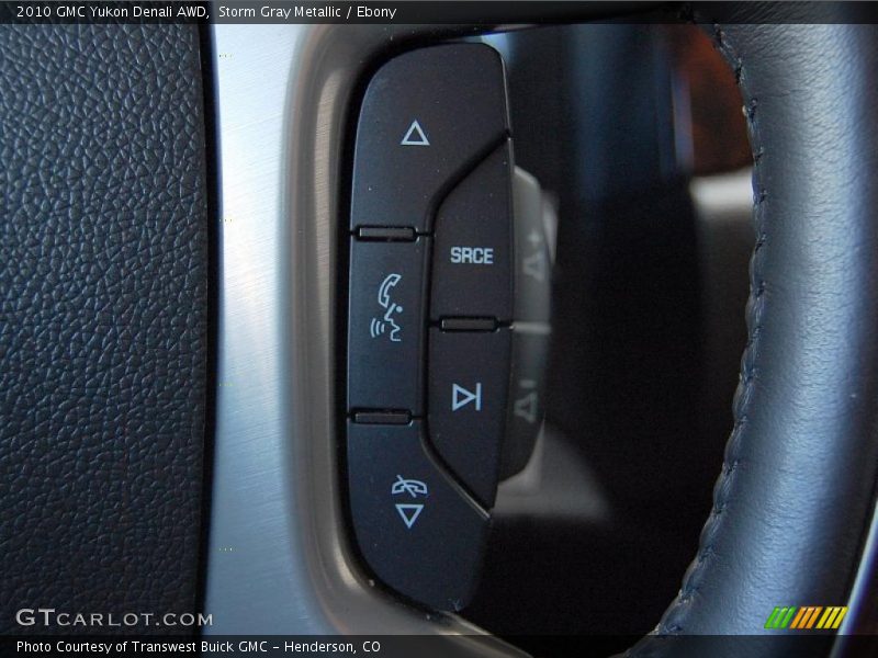 Storm Gray Metallic / Ebony 2010 GMC Yukon Denali AWD